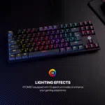 Fantech MK876V2 ATOM87 RGB Mechanical Gaming Keyboard SUMI EDITION - Image 2