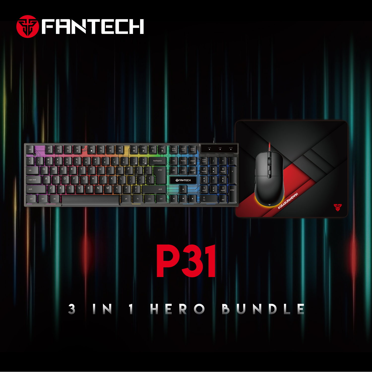 Fantech P31 HERO 3 in 1 Gaming Combo 5