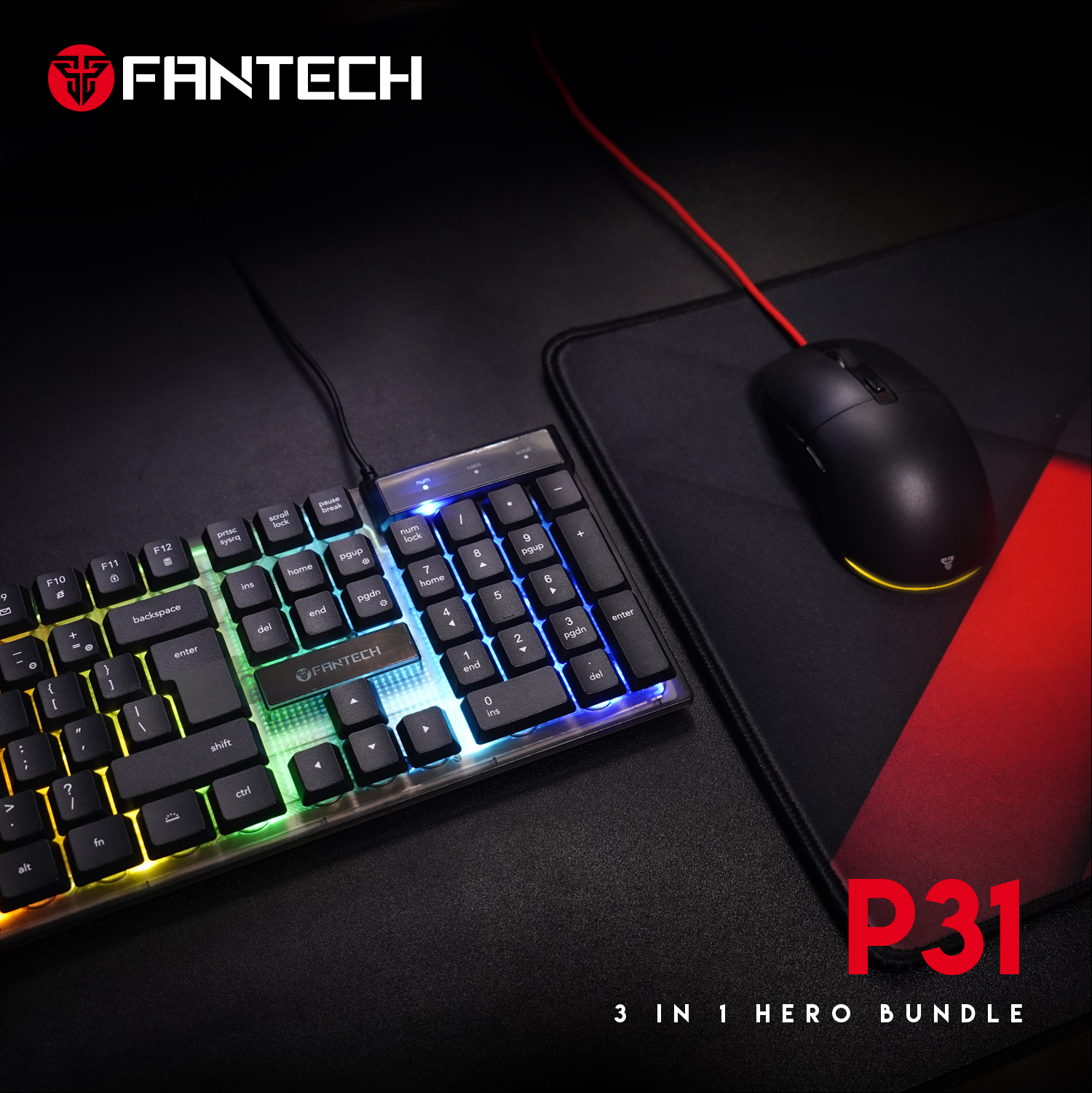 Fantech P31 HERO 3 in 1 Gaming Combo 7