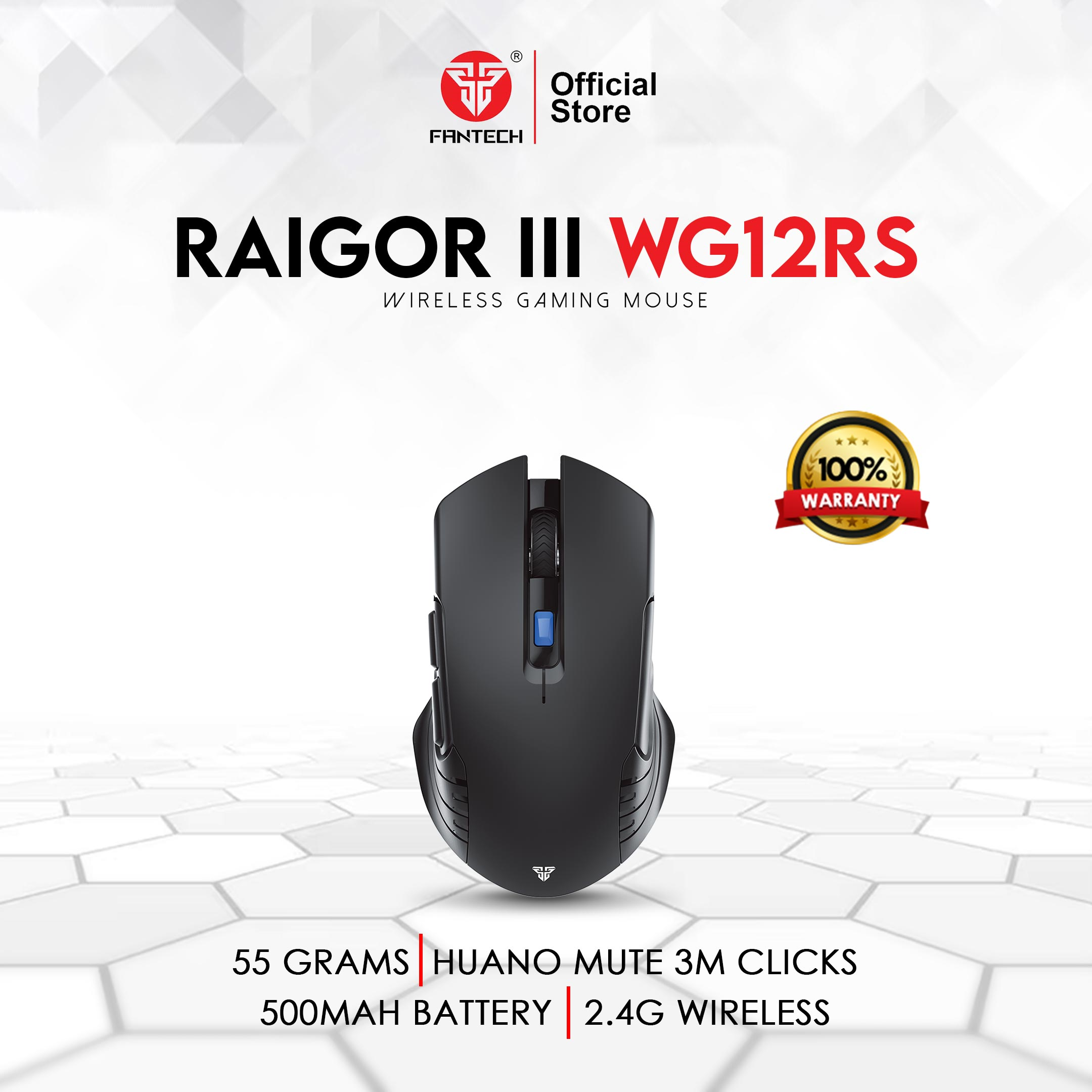 Fantech WG12RS RAIGOR III Wireless Gaming Mouse 5