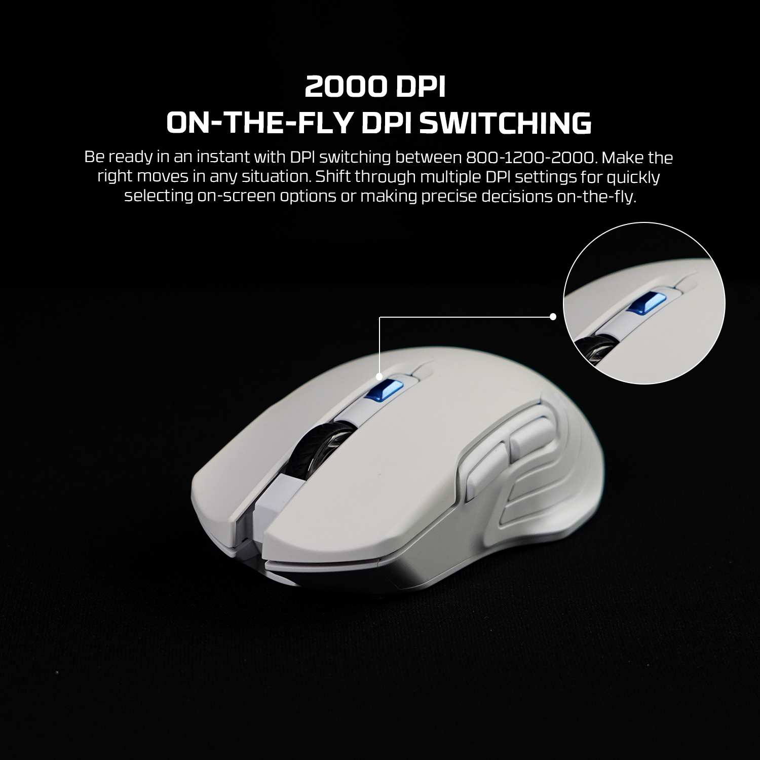 Fantech WG12RS RAIGOR III Wireless Gaming Mouse 8