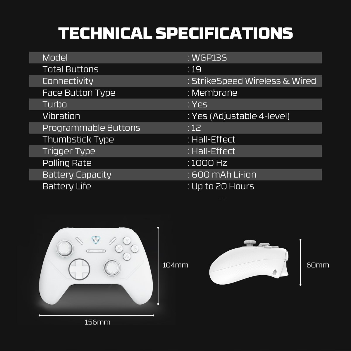 Fantech WGP13S SHOOTER III Multi Platform Wireless Gaming Controller 7