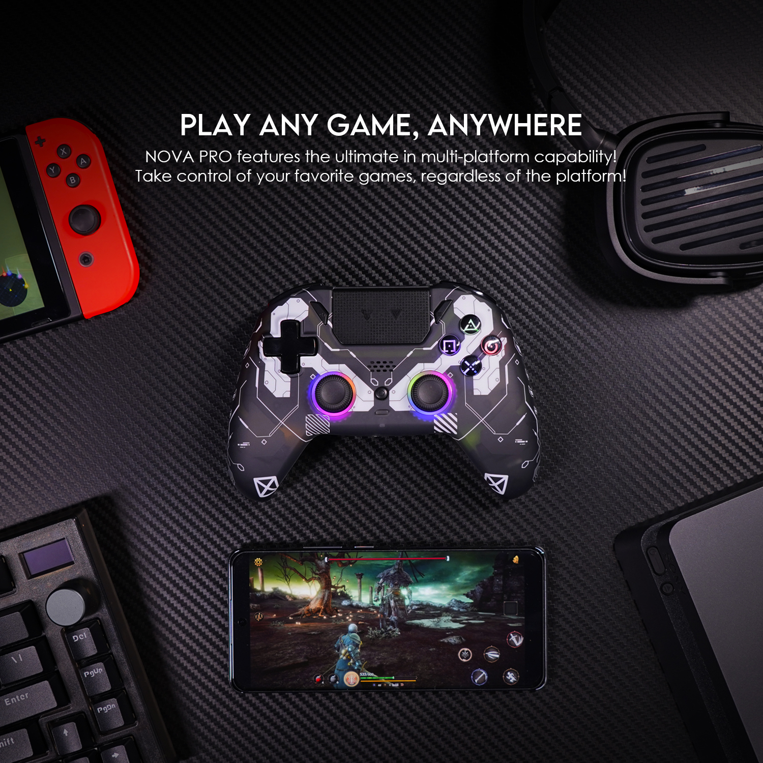 Fantech WGP14 V2 NOVA PRO Multi Platform Wireless Gaming Controller 17