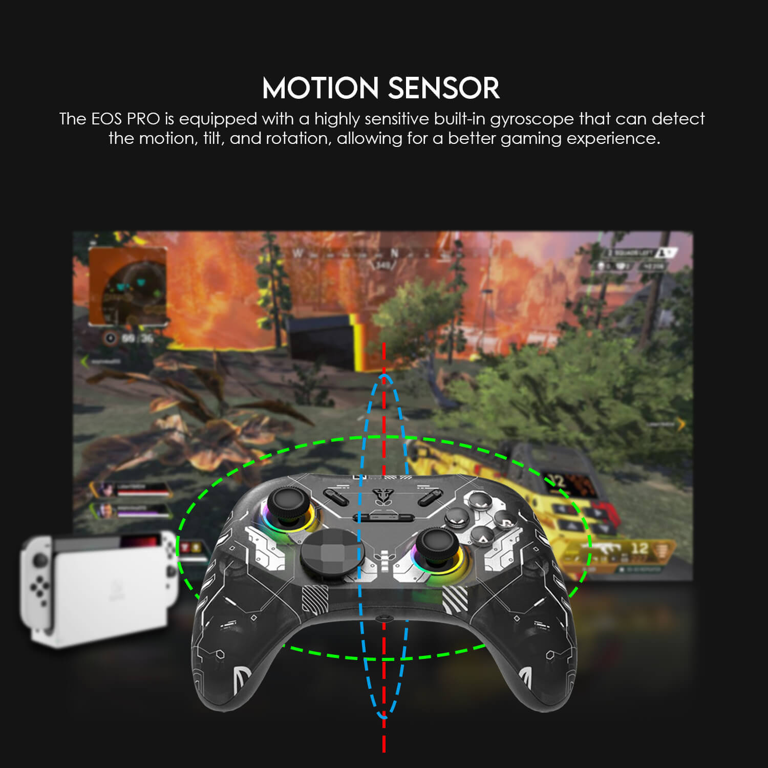 Fantech WGP15 EOS PRO Tri Mode Multi Platform Wireless Gaming Controller 10