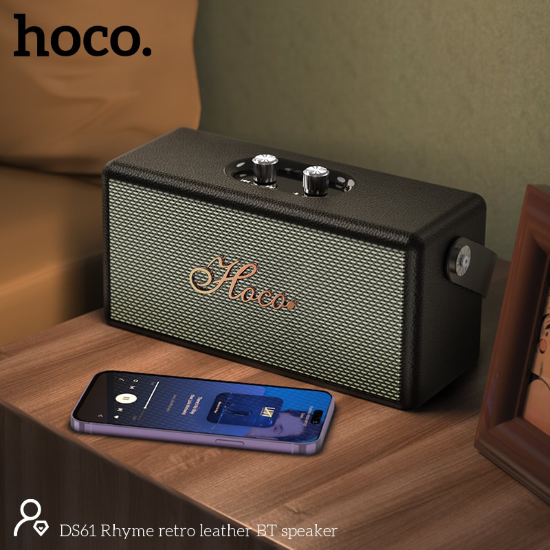 HOCO DS61 Retro Leather Bluetooth Speaker 5 1