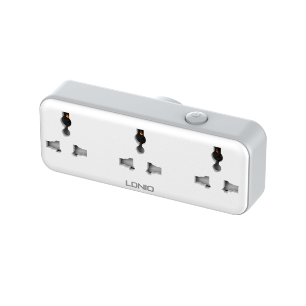 LDNIO SC3317 3 AC Outlets Portable Extension Power Socket