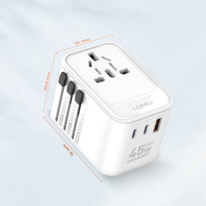 LDNIO Z8 45W 3 USB Ports GaN Travel Adapter 3