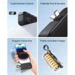 MOMAX 1-Power Mini 3-in-1 5000mAh Power Bank