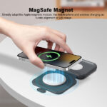 MOMAX Q.Mag Go 15W 2 in 1 MagSafe Wireless Charger 4