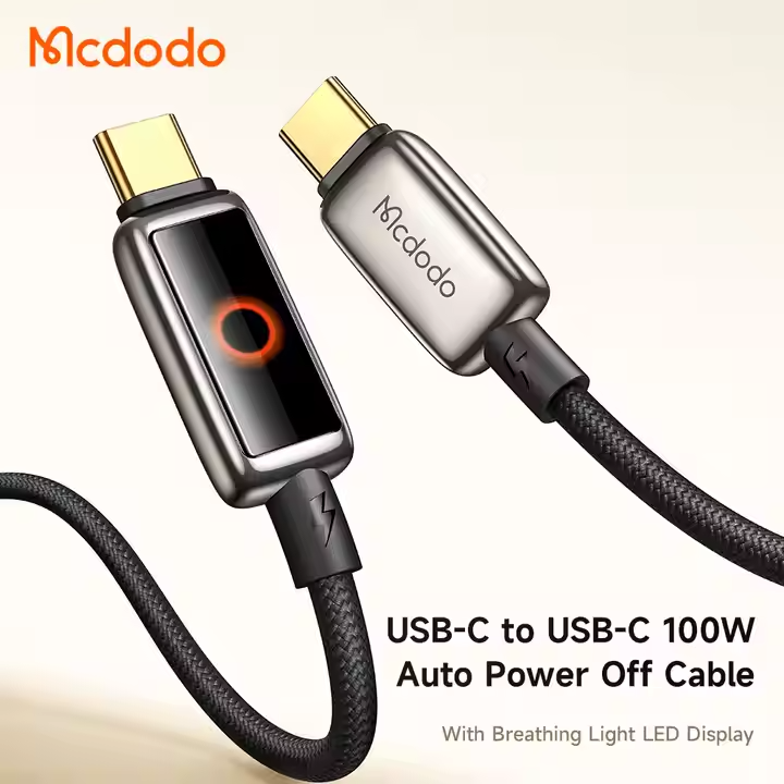 Mcdodo CA 668 USB C to USB C Auto Power Off Cable 3 1