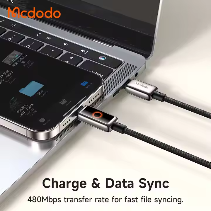 Mcdodo CA 668 USB C to USB C Auto Power Off Cable 3 3