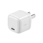 AC input : 100-240V, 50/60Hz, 0.7A max Charging port : USB-C x1 Maximum power : PD 20W (5.0V⎓3.0A, 9.0V⎓2.22A, 12.0V⎓1.67A) Safety certification : CE, RoHS Material : PC & ABS high heat resistance UL94V0 Dimensions : 56.8 x 46.5 x 50mm Weight : 44g Product code : UM68CN