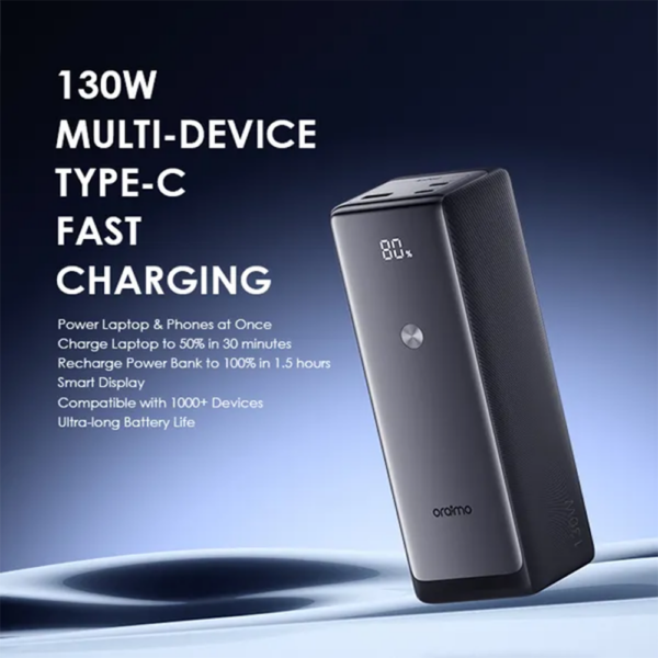 Oraimo PowerJet 130 27600mAh 130W Power Bank 2