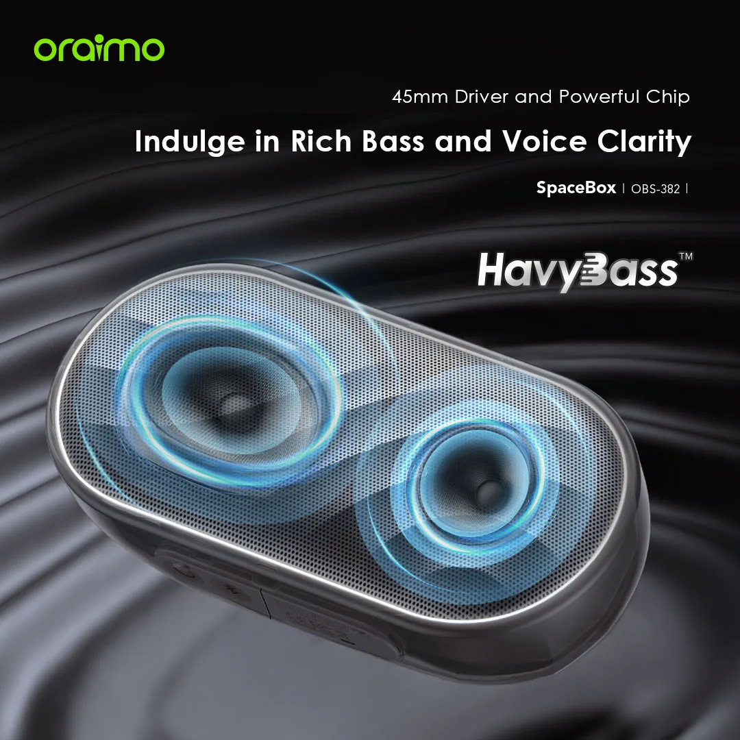 Oraimo SpaceBox 8W FM Wireless Speaker 12