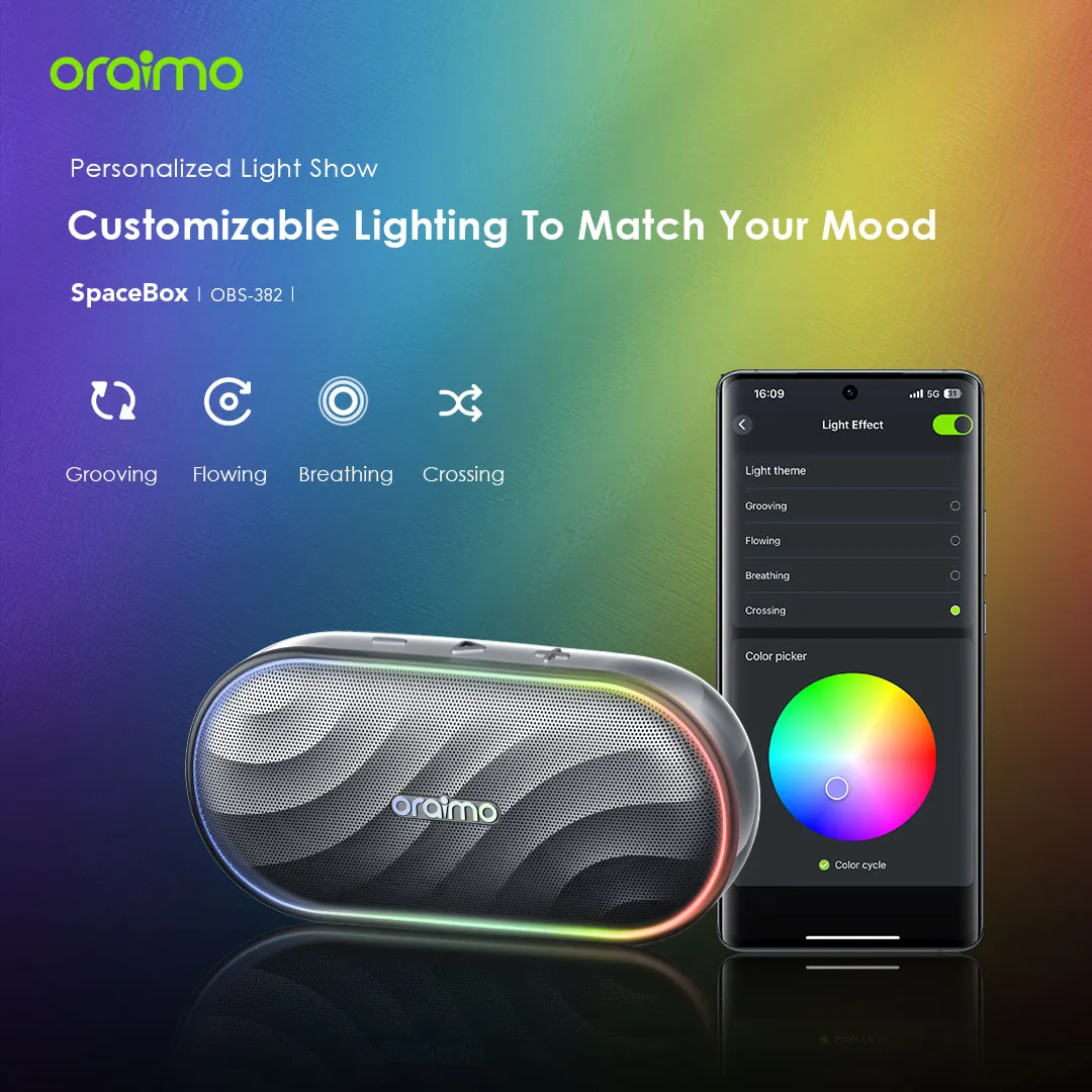 Oraimo SpaceBox 8W FM Wireless Speaker 13