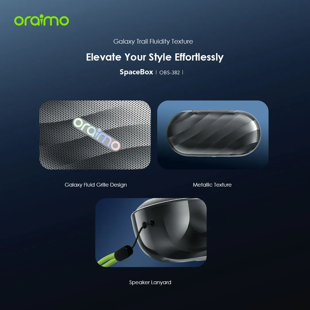 Oraimo SpaceBox 8W FM Wireless Speaker 14