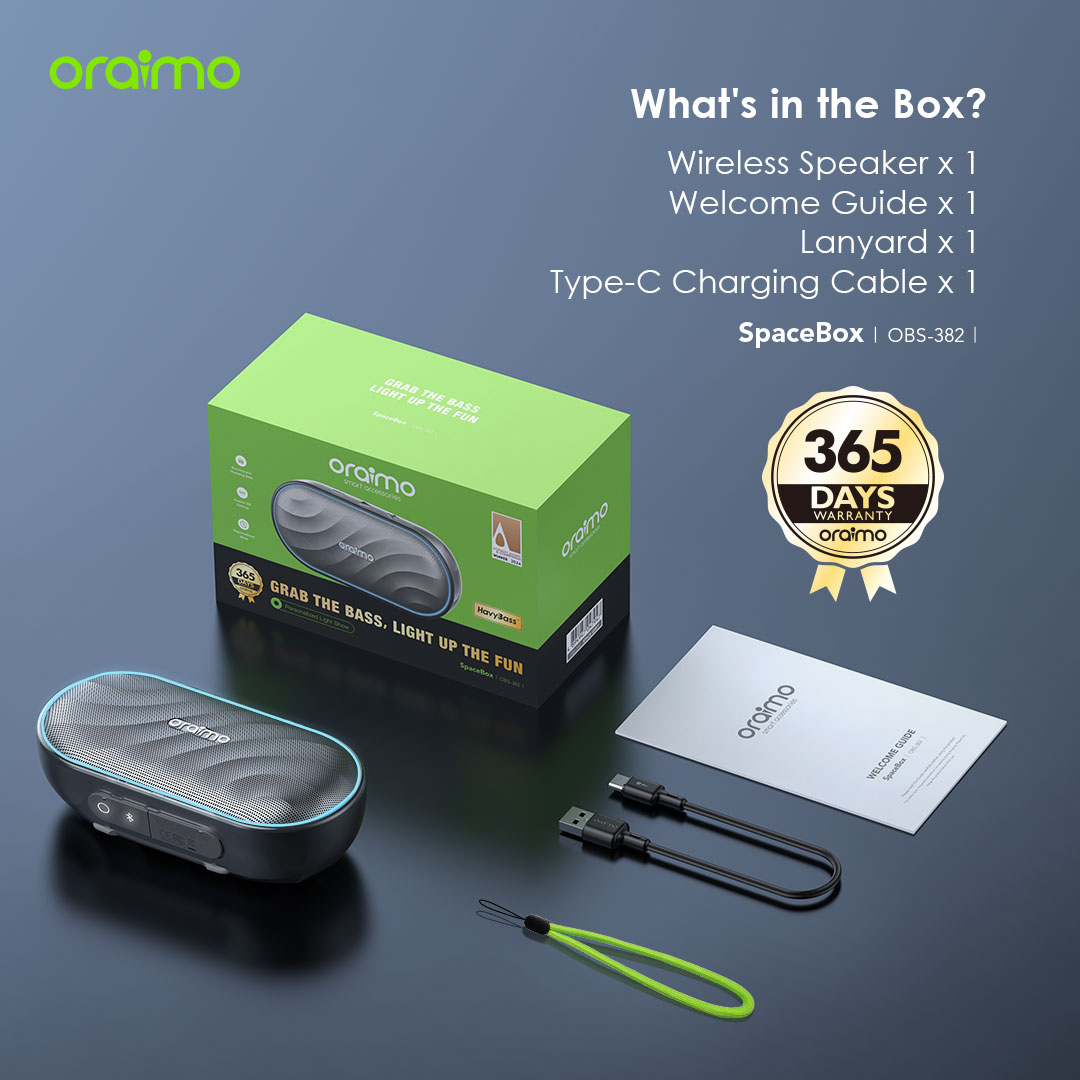 Oraimo SpaceBox 8W FM Wireless Speaker 15