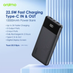 Oraimo Toast Byte 10000mAh 22.5W Power Bank 2