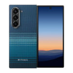 PITAKA Galaxy Z Fold 6 MagEZ Case 5 Tactile Woven Case Moonrise 1500D 2