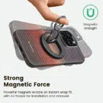 PITAKA MagEZ Grip 3 360 Degree Rotation Magnetic Double-ring with NFC function - Image 6