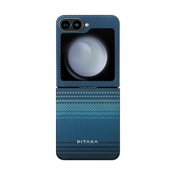 PITAKA Samsung Galaxy Z Flip6 MagEZ Case 5 Tactile Woven Case-Moonrise 1500D