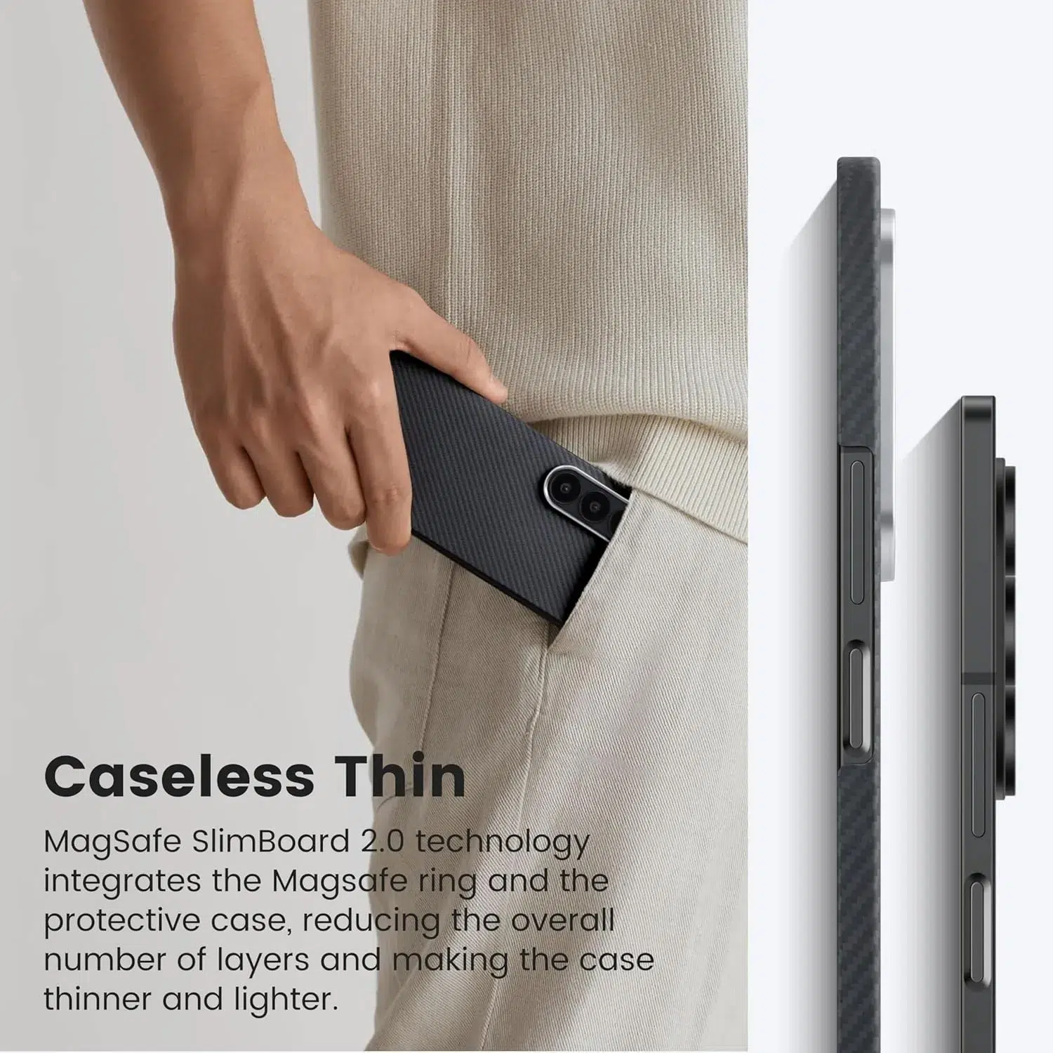 PITAKA Samsung Galaxy Z Fold 6 Classic Ultra-Slim Case for -600D (Twill)