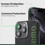 PITAKA iPhone 15 Pro - 15 Pro Max Aries Tactile Woven Case-NoProblemo