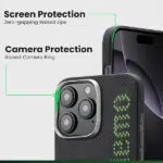 PITAKA iPhone 15 Pro - 15 Pro Max Aries Tactile Woven Case-NoProblemo