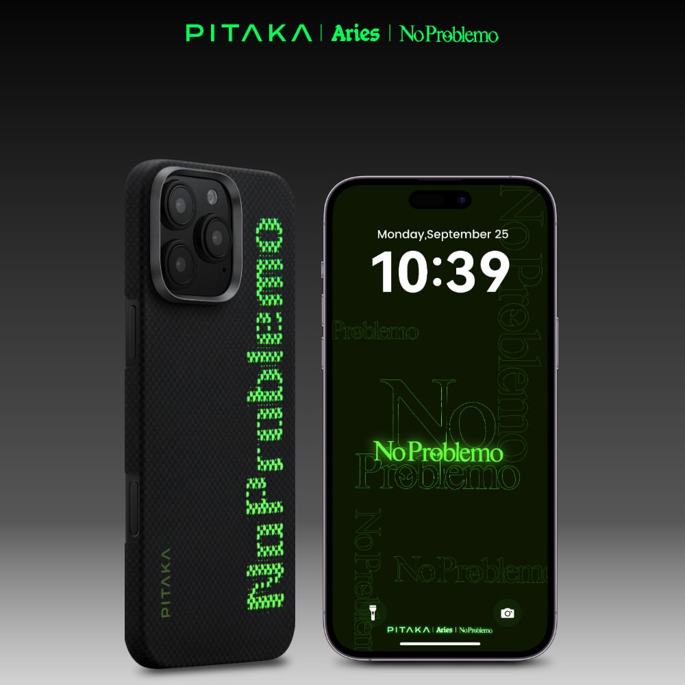 PITAKA iPhone 16 Pro - 16 Pro Max Aries Tactile Woven Case-NoProblemo