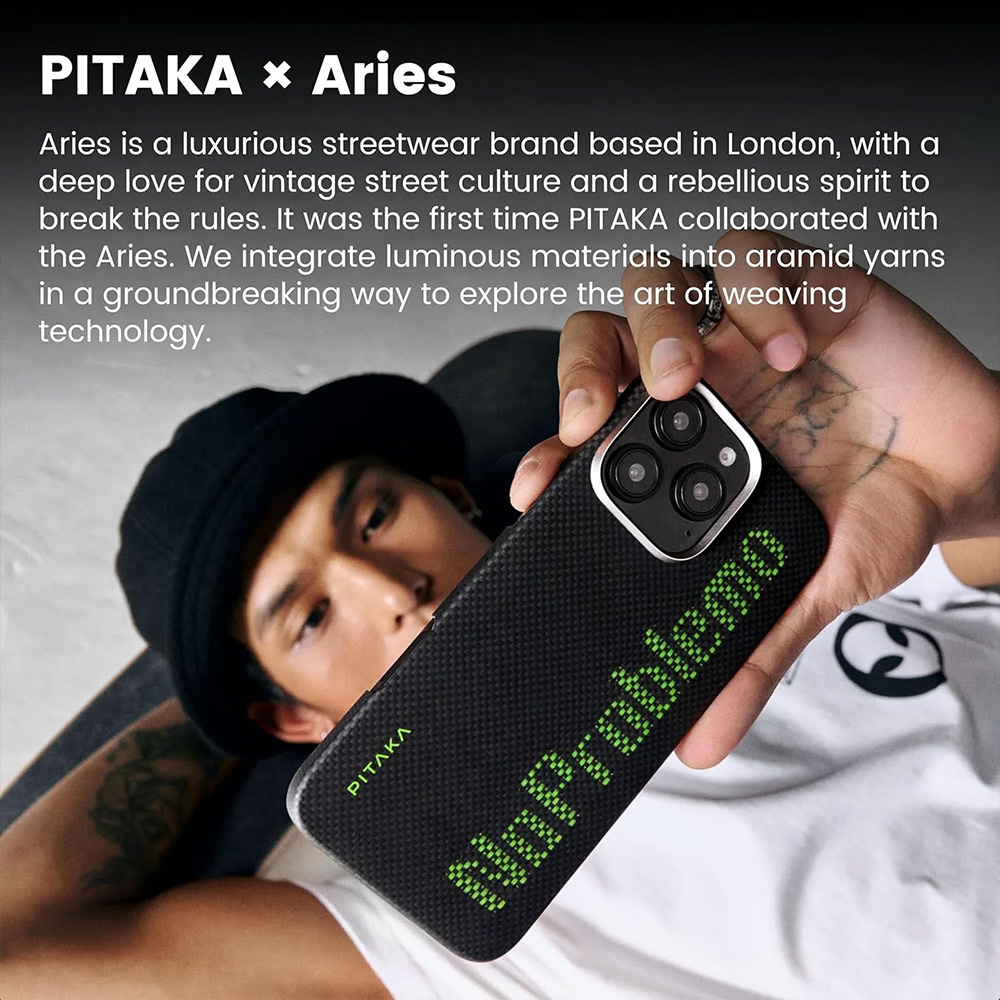 PITAKA iPhone 16 Pro / 16 Pro Max Aries Tactile Woven Case-NoProblemo