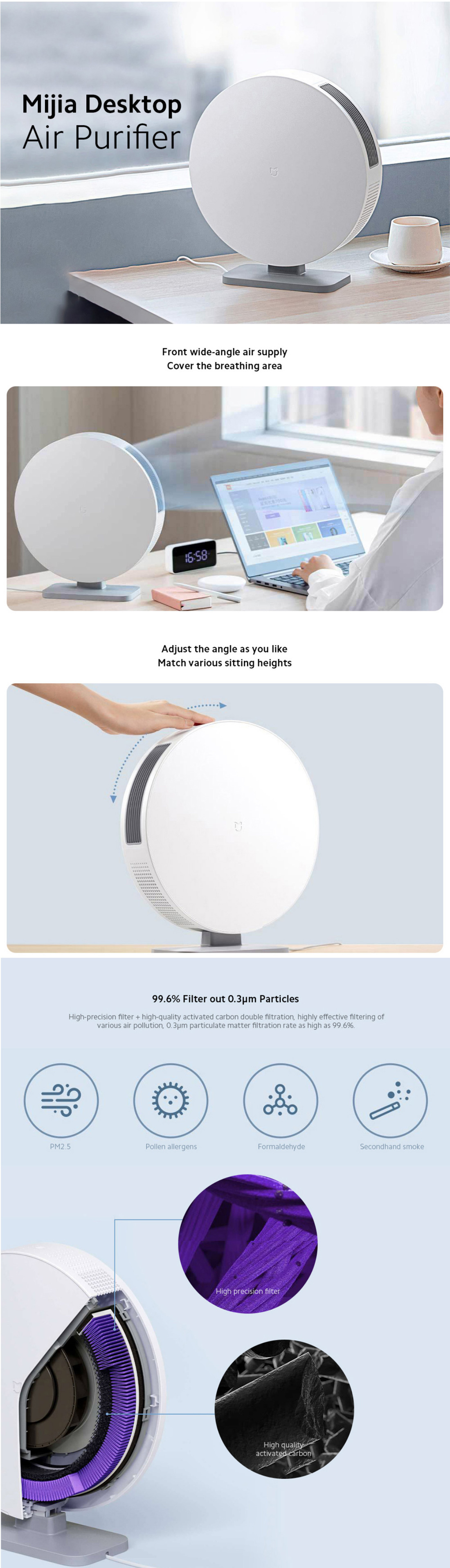 Xiaomi Mijia Smart Desktop Air Purifier