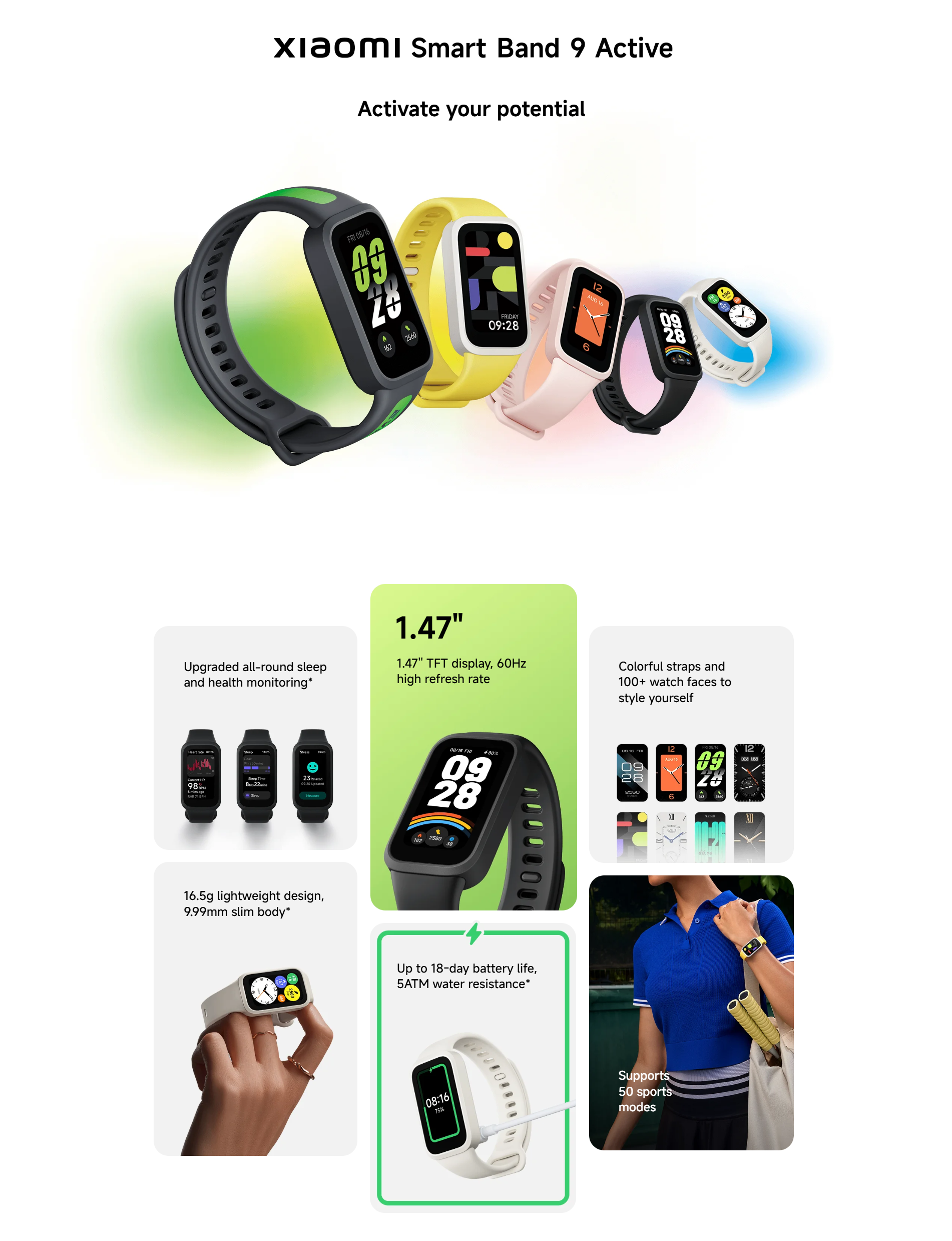 Xiaomi Smart Band 9 Active 3