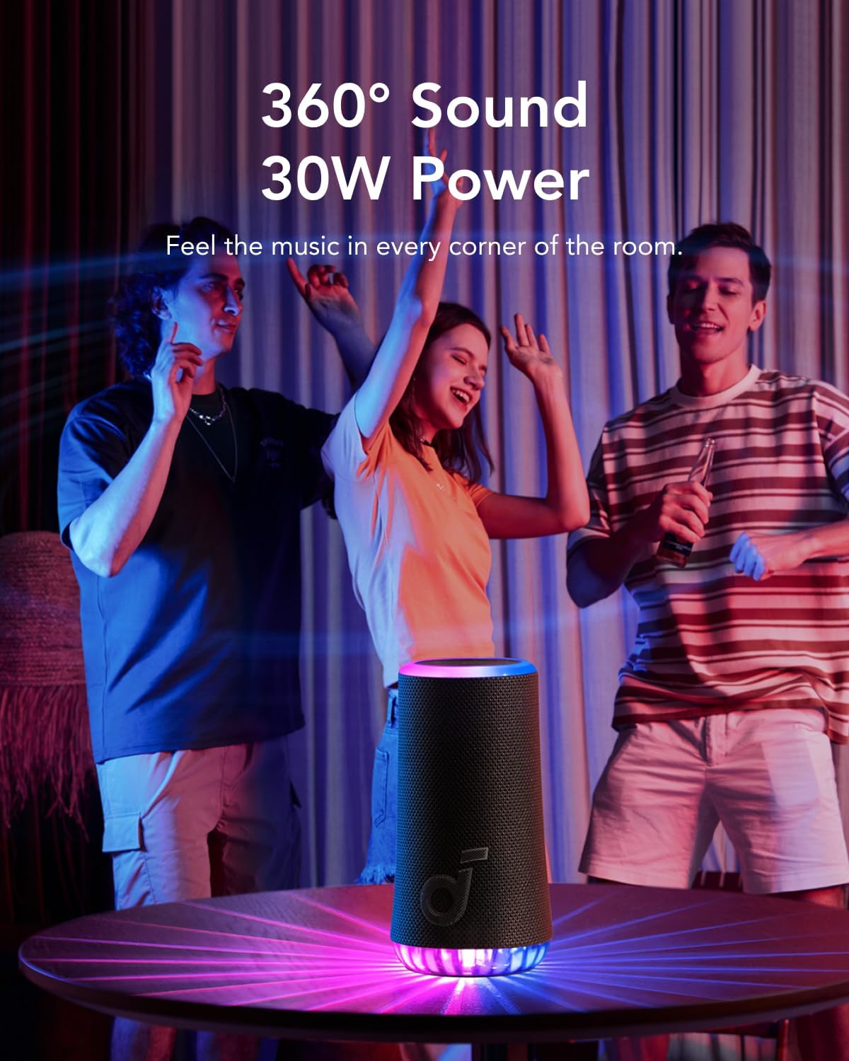 Anker Soundcore Glow 30W Portable Bluetooth Speaker 2