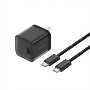 Baseus Gan5s Fast Charger 20W US With 1M USB-C to USB-C Cable