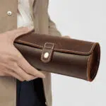 Leather Watch Case Portable Watch Display for Men - Image 4
