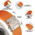 Luxury Elastic Fabric Nylon Loop Watch Strap for iWatch