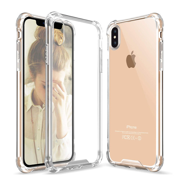 Magic Mask iPhone XS - XS Max Q Series Shockproof Hard Transparent Case