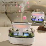 Mushroom Water Drop Sound Humidifier with Night Light Aromatherapy Essential Oil Diffuser