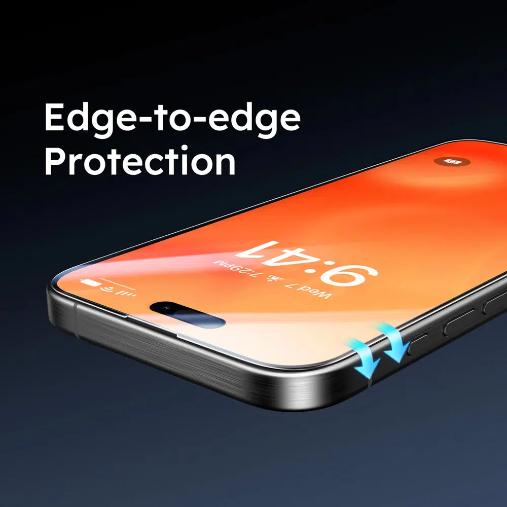 TORRAS iPhone 16 Pro - 16 Pro Max Install Master Superior Screen Protector