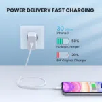 UGREEN 60751 MFI USB-C to Lightning Charging Cable - Image 3