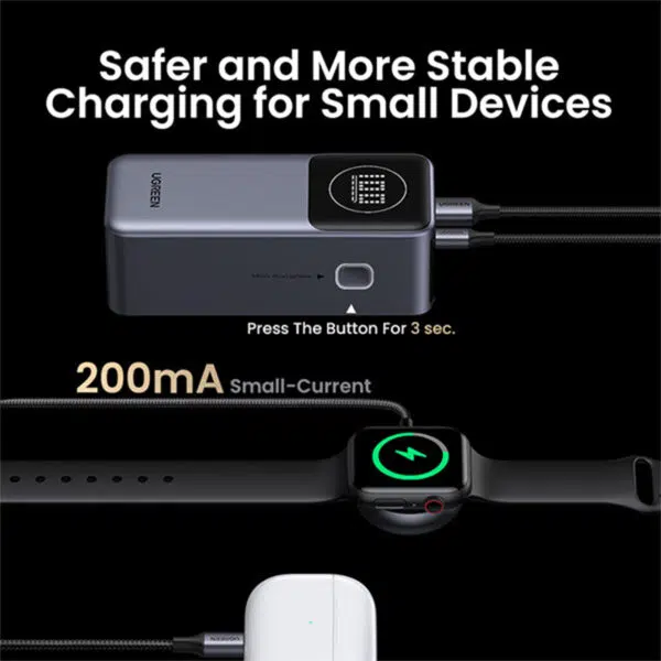 UGREEN PB724 Nexode 12000mAh 100W Power Bank with Smart Digital Display (35526B) - Image 5