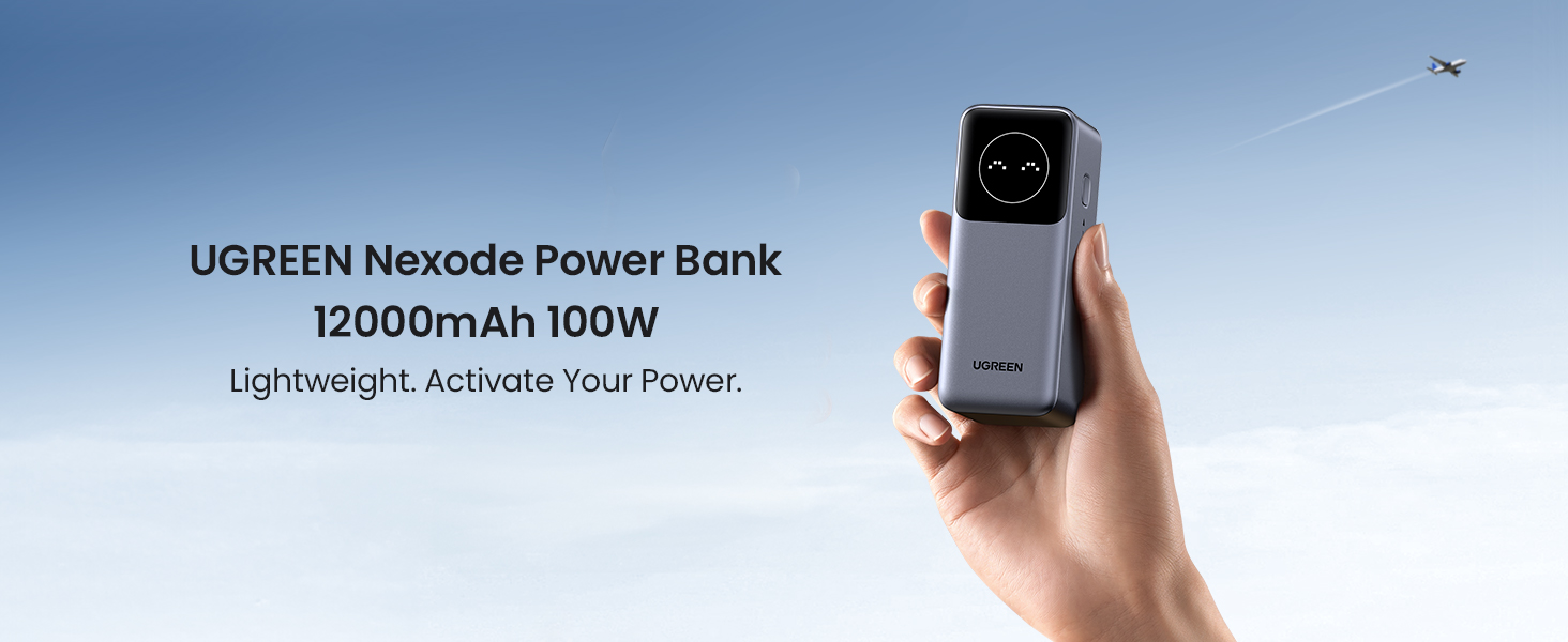 UGREEN PB724 Nexode 12000mAh 100W Power Bank 8