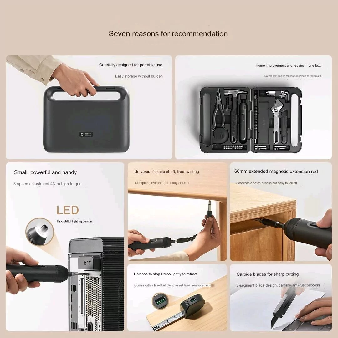 Xiaomi Mijia Multifunctional Screwdriver Toolbox