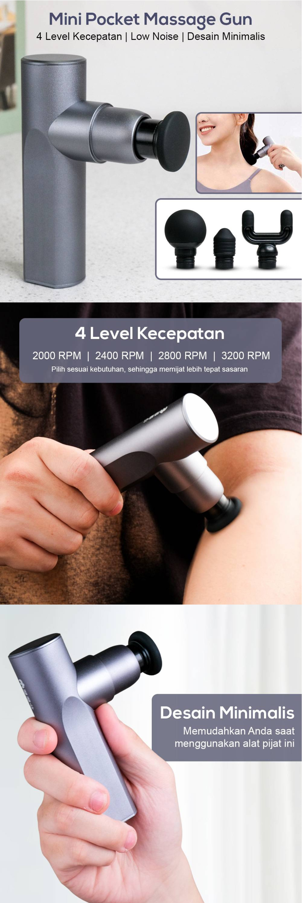 Xiaomi Momoda SX319 TriggerPoint Handheld Massage Gun