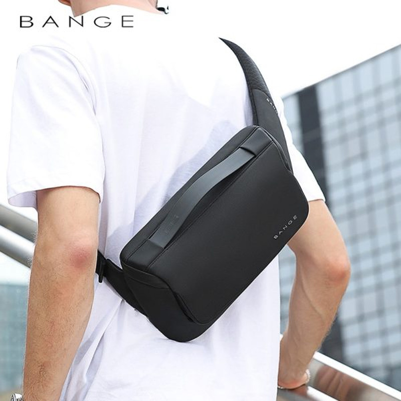 BANGE BG-77202 Crossbody Sling Bag Waterproof Portable Storage Messenger Bag