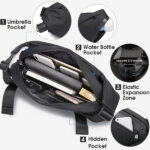 BANGE BG-77202 Crossbody Sling Bag Waterproof Portable Storage Messenger Bag