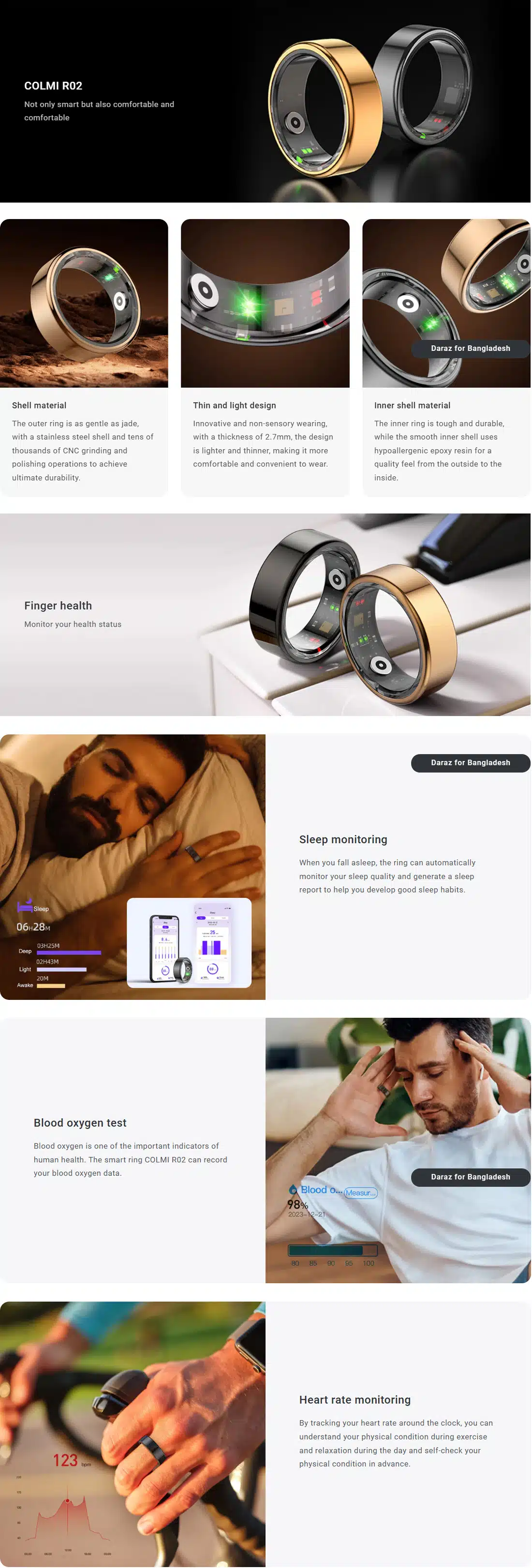 COLMI R02 Smart Ring