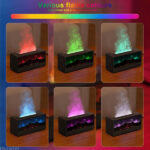 Fireplace Humidifier Simulation Flame Aromatherapy Diffuser DQ-717