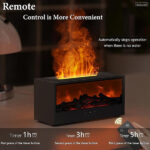 Fireplace Humidifier Simulation Flame Aromatherapy Diffuser DQ-717