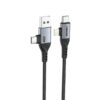 Foneng X92 60W Braided Fast Charging 4-in-1 Cable 1M